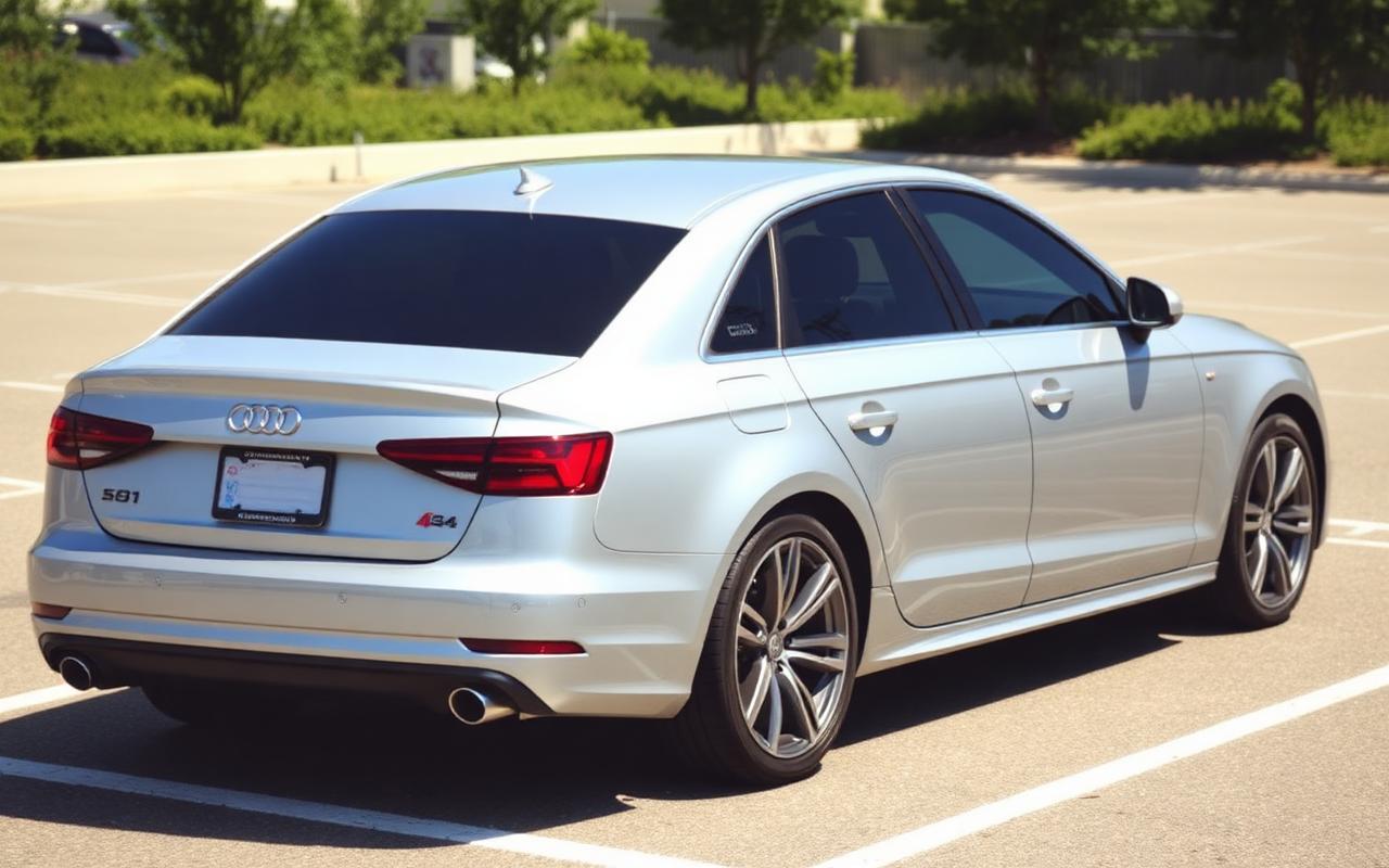 Audi A4 met premium privacy tint